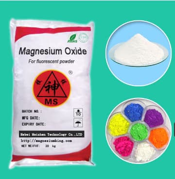 Magnesium Oxide for Fluorescent Powder